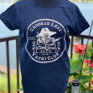 Graphic Tee Shirt: Crooked Lake Yacht Club